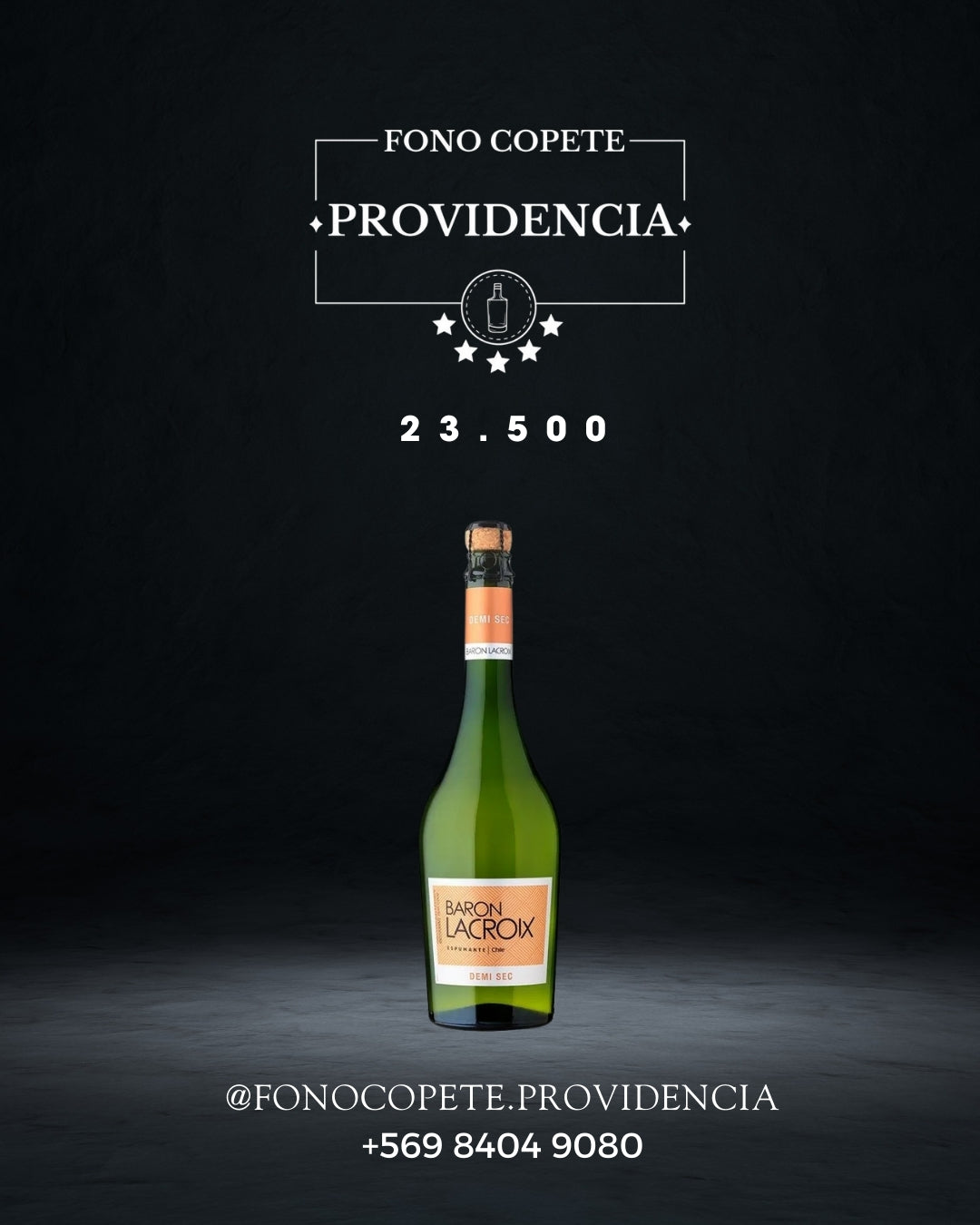 ESPUMANTE BARON LACROIX DEMI SEC