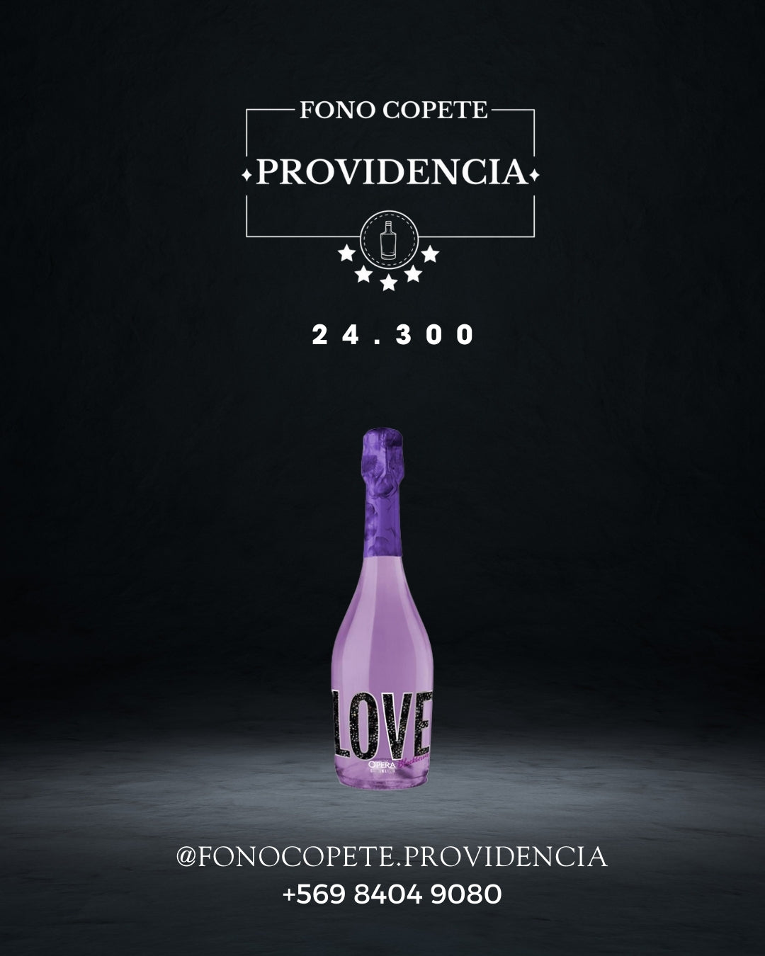 ESPUMANTE OPERA LOVE BLACKBERRY