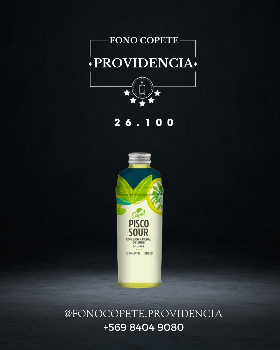 PISCO CAPEL SOUR 1L