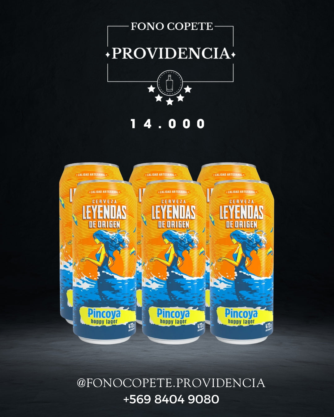 SIXPACK Leyenda Pincoya 470ml
