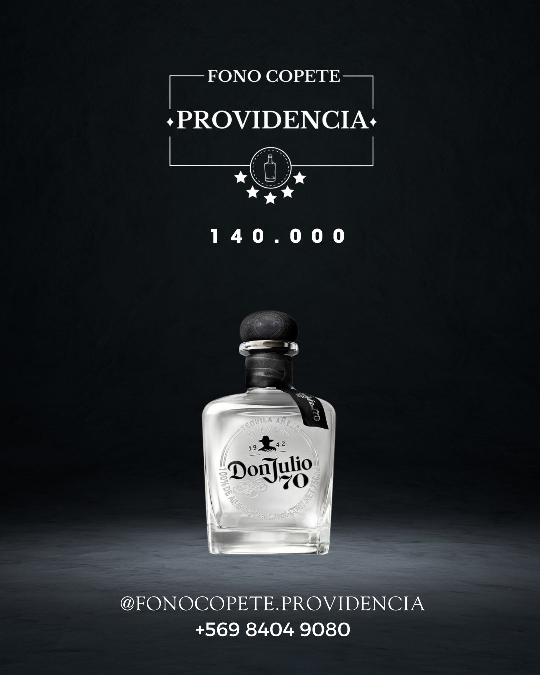 Tequila Don Julio 70 años