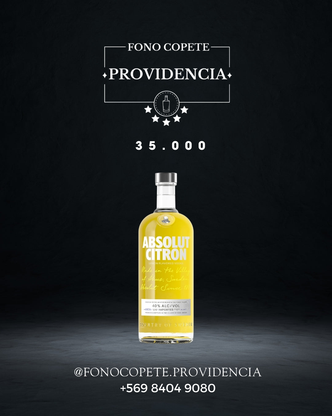 Vodka Absolut limon