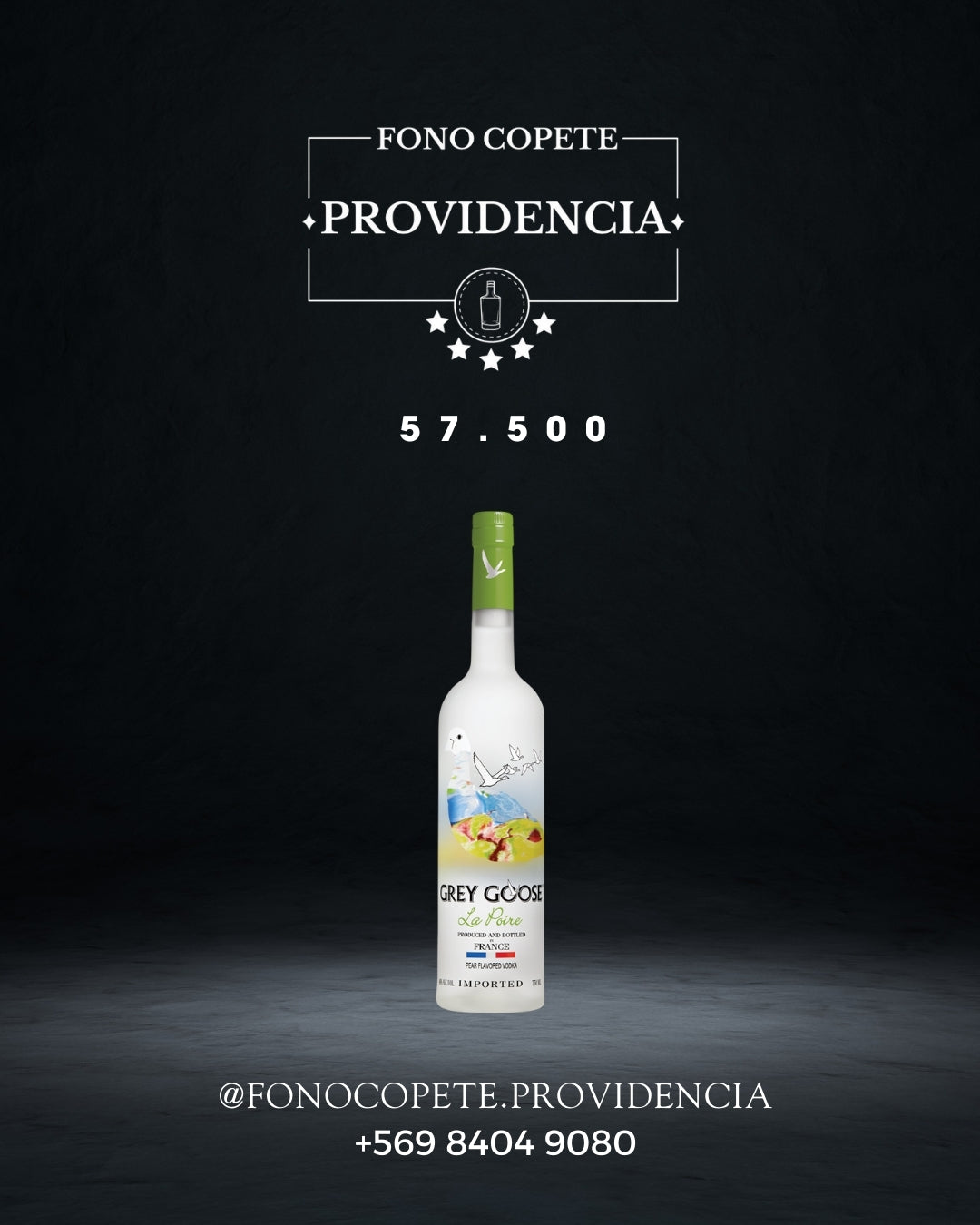 Vodka Grey Goose pera