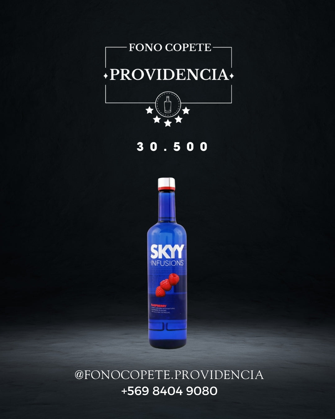 Vodka Skyy frambuesa