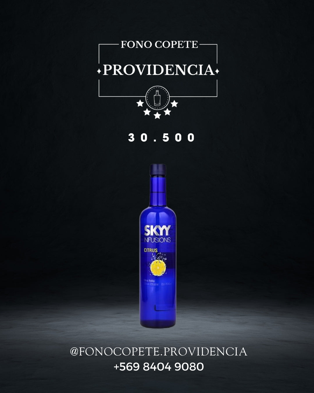 Vodka Skyy limon