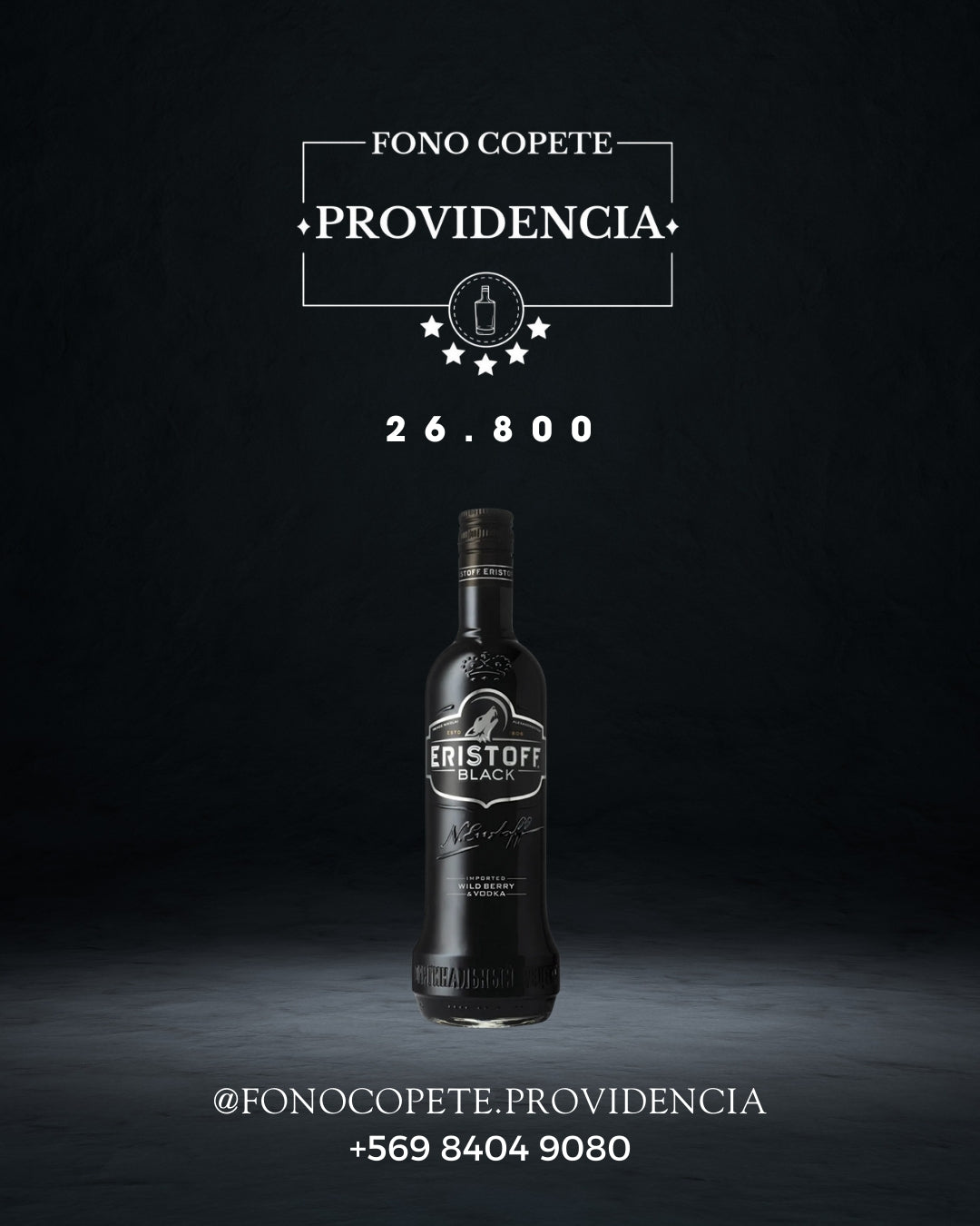 Vodka Eristoff Black