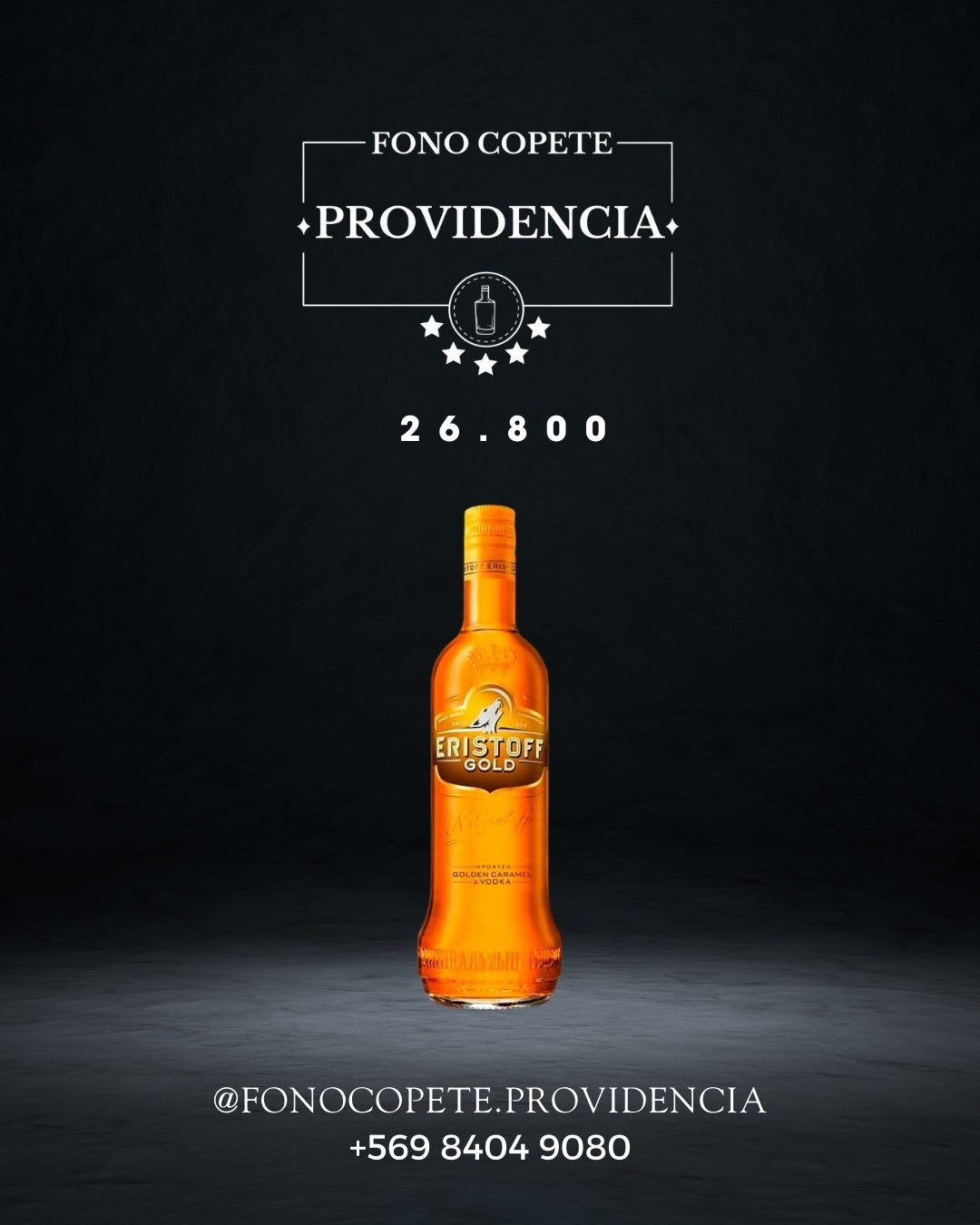 vodka eristoff gold