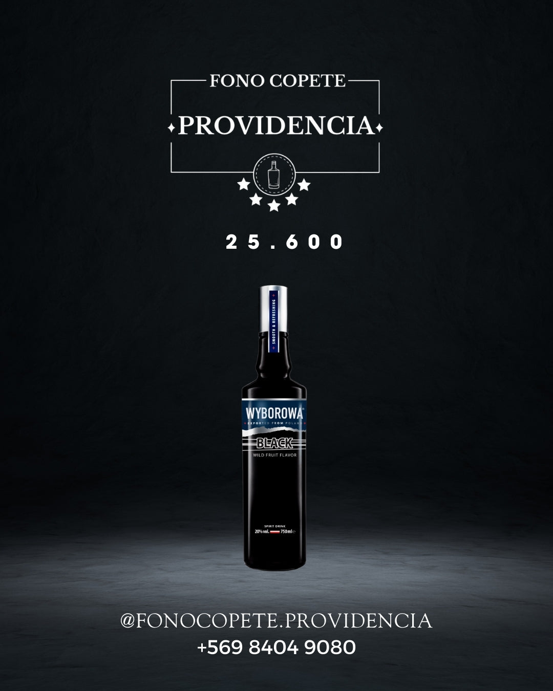 vodka wyborowa black.