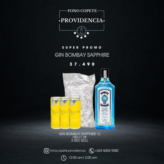 Promo Gin Bombay Sapphire 1L