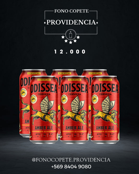 SIXPACK Odissea Amber 470ml