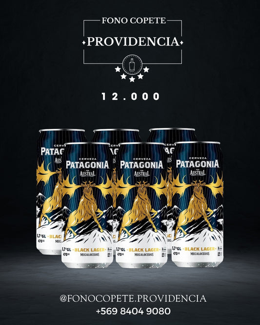 SIXPACK Patagonia Black 470ml
