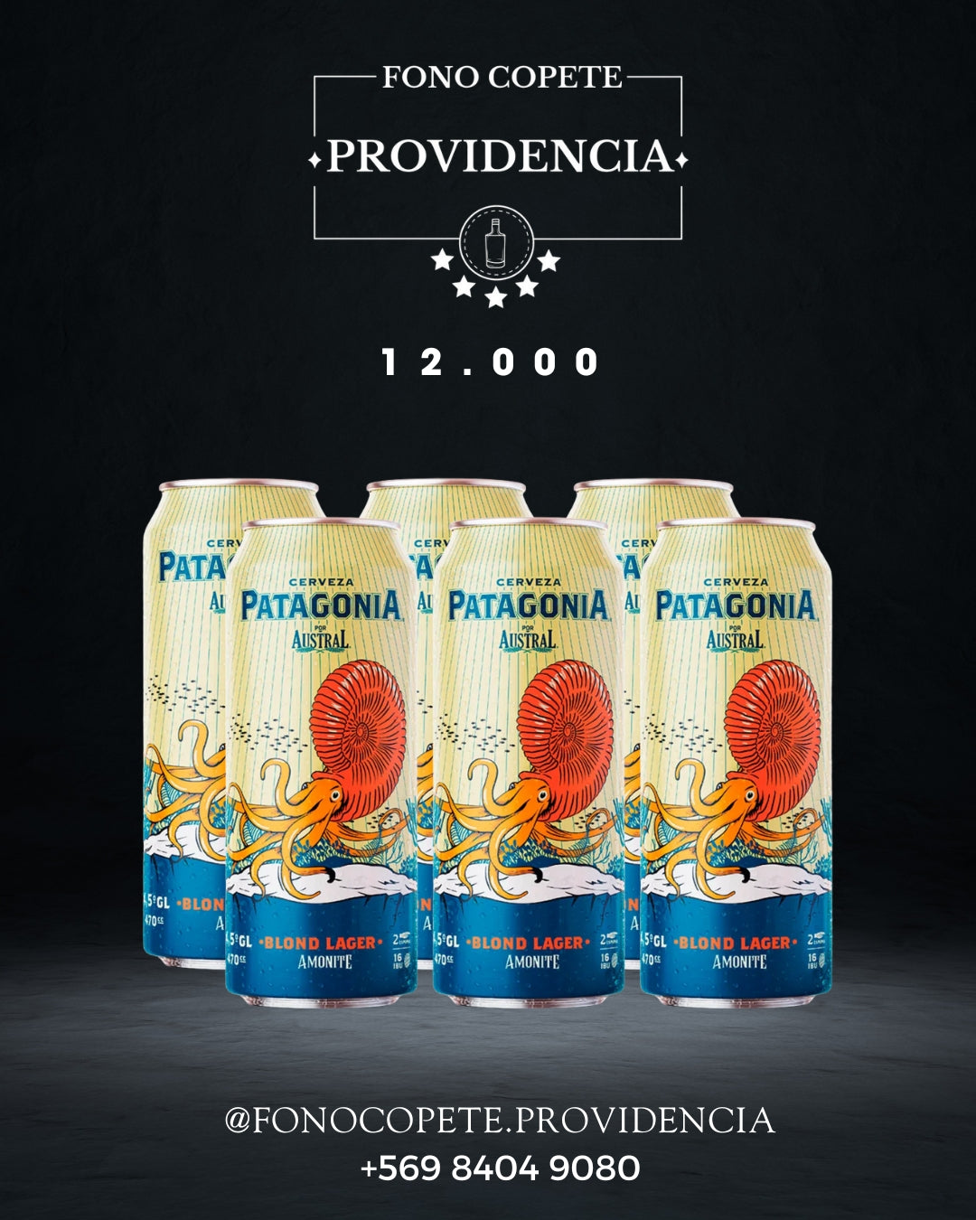 SIXPACK Patagonia Blond 470ml