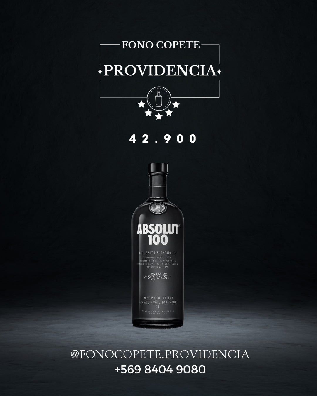 Vodka Absolut 100