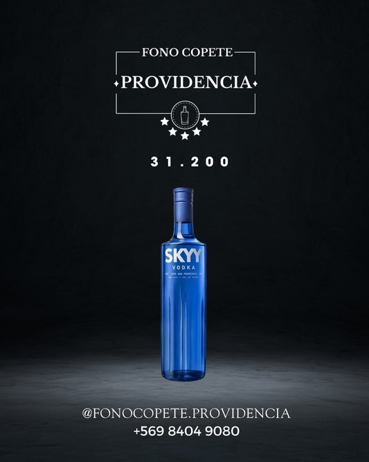 Vodka Skyy azul