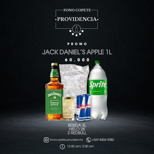 Promo Jack Daniels Apple 1L