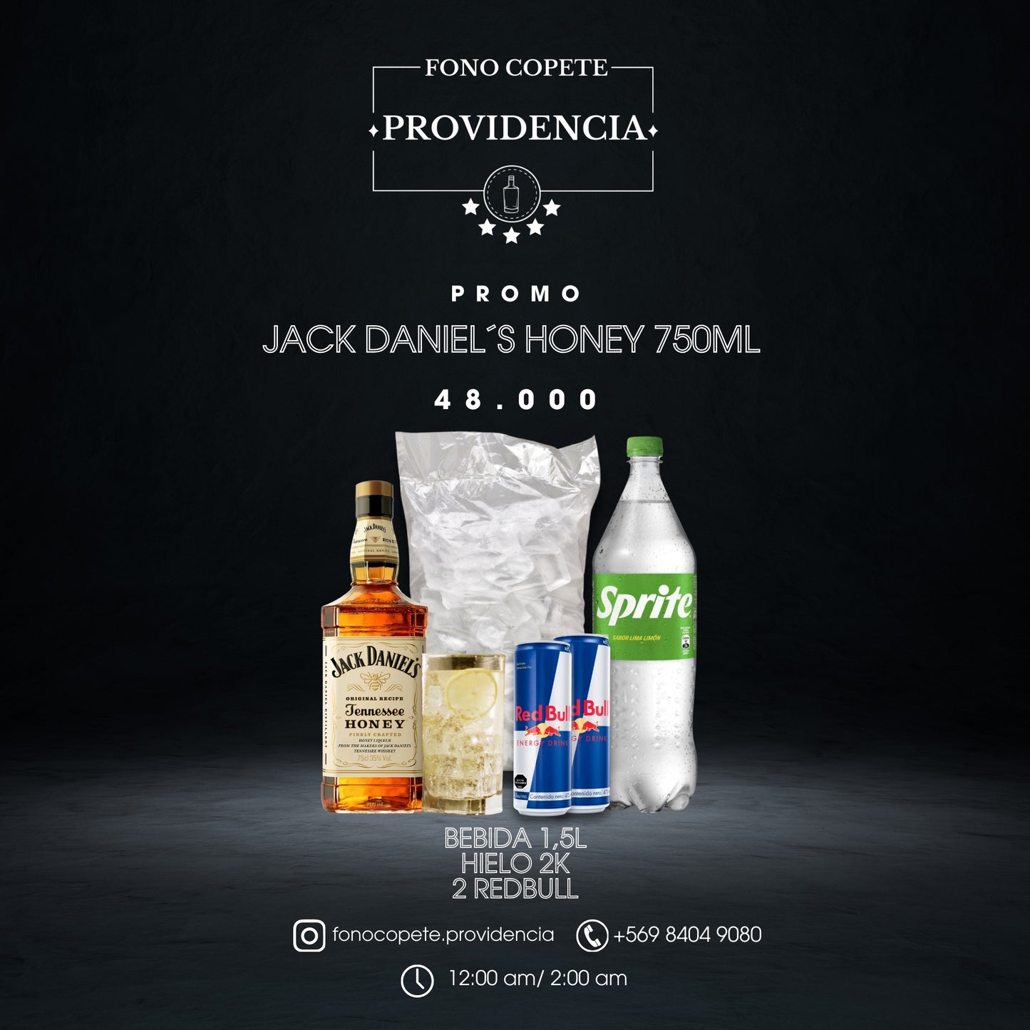 PROMO Jack Daniels Honey 750 ml RedBull